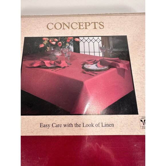 Naturals Red tablecloth 60x104 - Picture 1 of 4